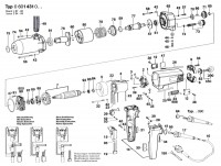 Bosch 0 601 431 042 Impact Wrench 220 V / GB Spare Parts